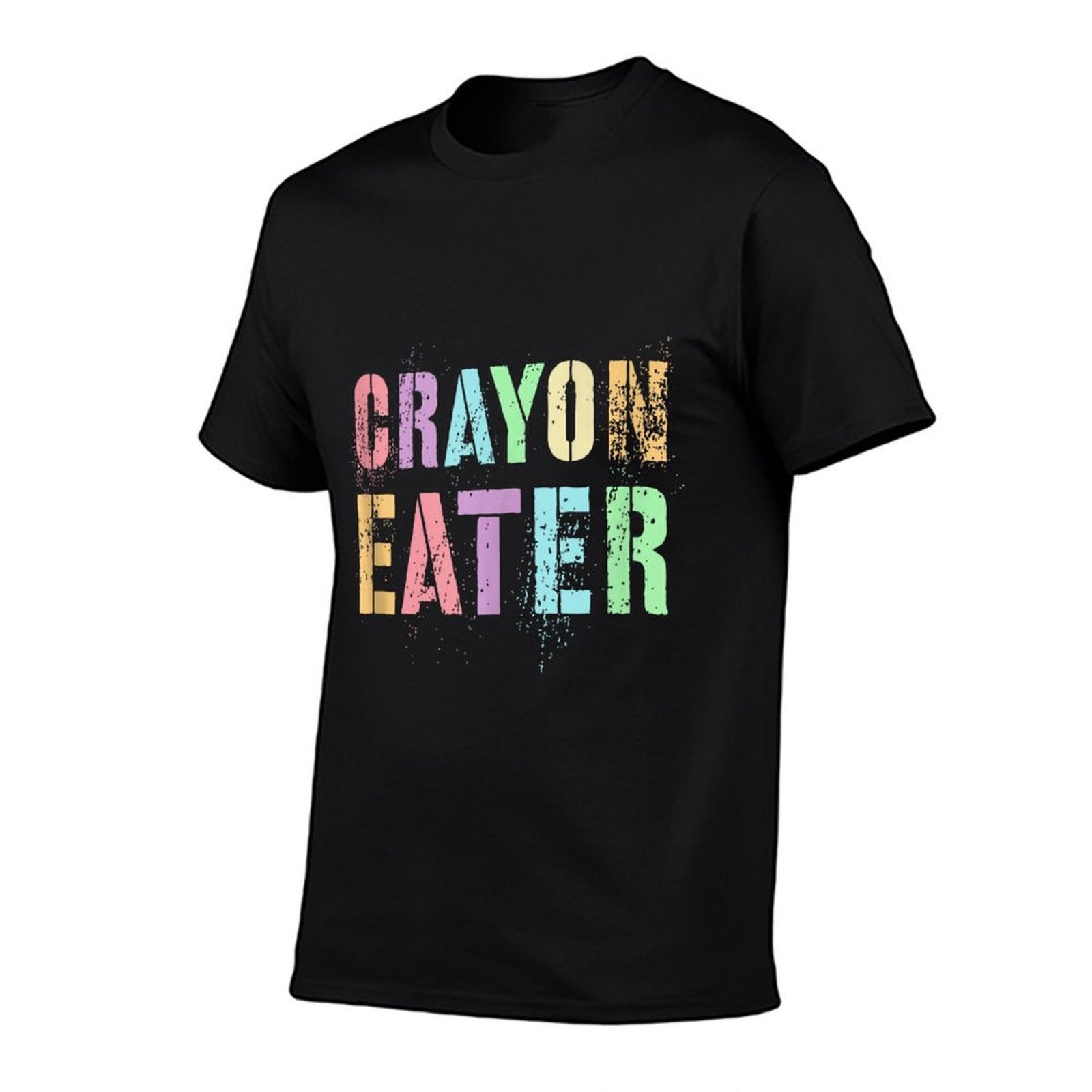 Funny CRAYON EATER I Eat Crayons US Military Veteran Officer  Odor-resistant T-Shirt