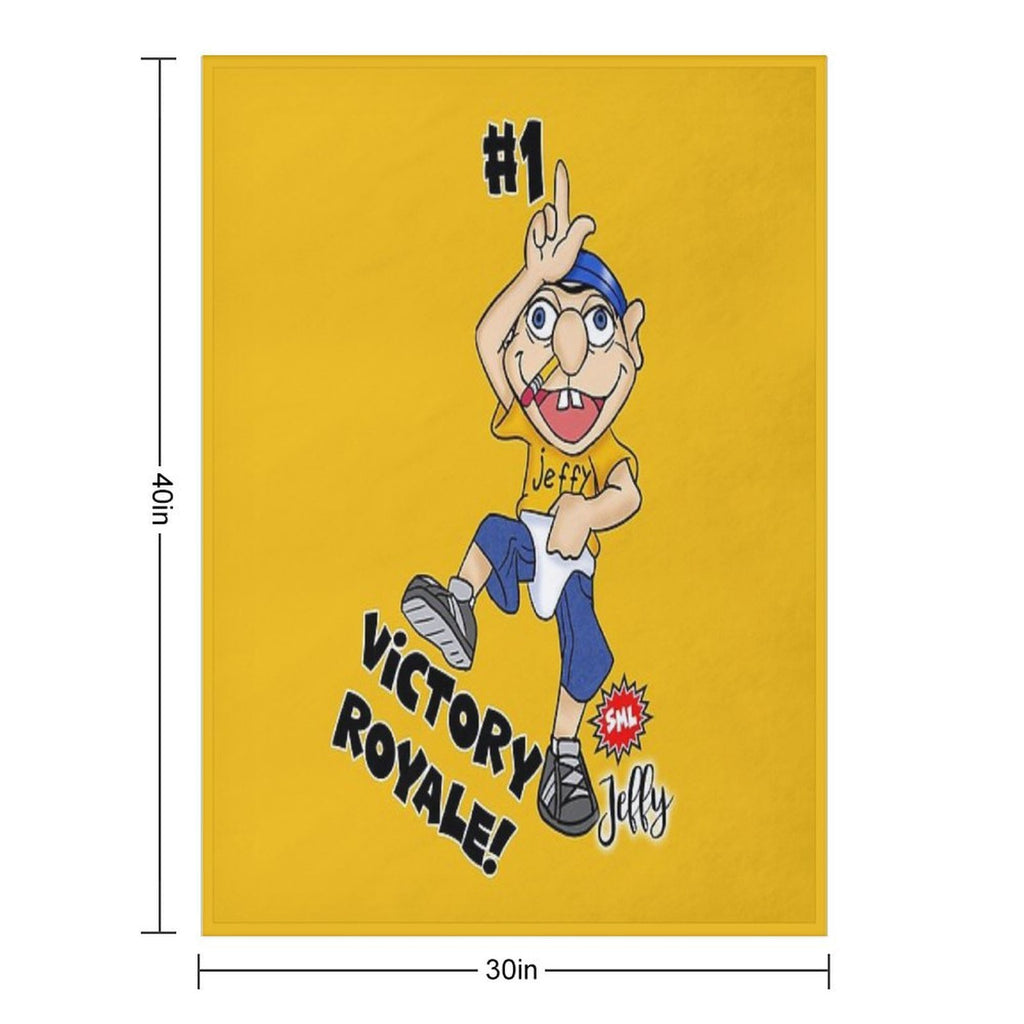 Jeffy Victory Royale Funny Dance Multi-functional Throw Blanket