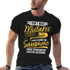 Creative Saxophonist Saxist Sax Jazz Saxophone  Graphic-printed T-Shirt