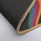 Rainbow Cats, Cosmic Space Stars Art  Pet-Safe Bath Mat