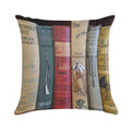The Old Books Soft Washable Throw Pillow