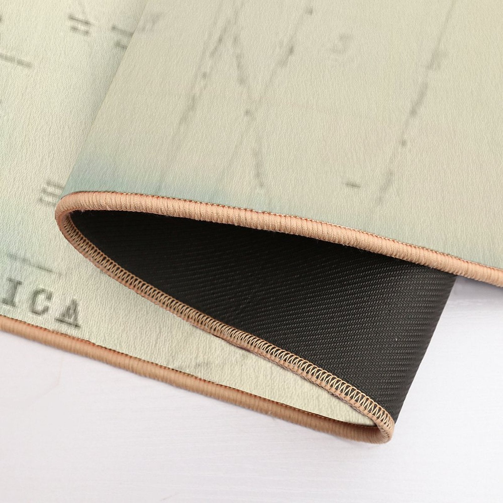 Vintage Map of The Caribbean  Pet-Safe Bath Mat