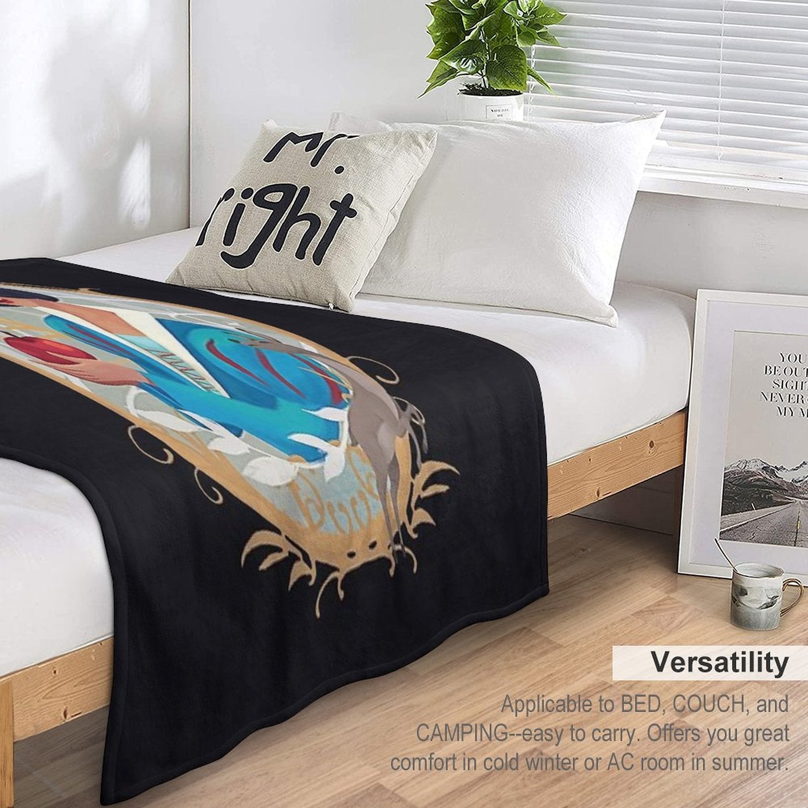 Snow White Movie Anti-pilling Throw Blanket