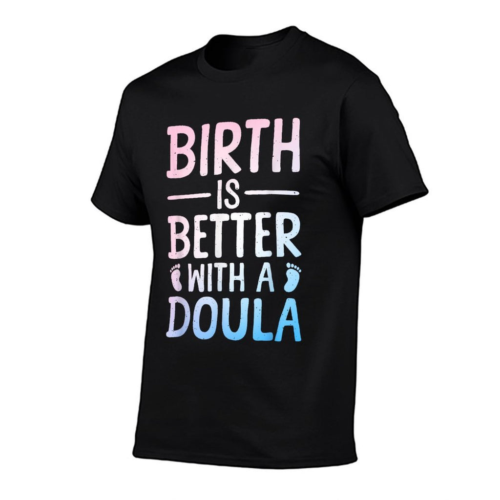 Doula Art For Women Childbirth Support Baby Catcher Doula  Easy-care T-Shirt