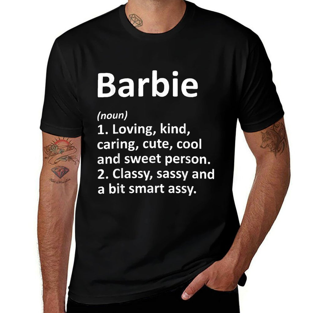 BARBIE Definition Personalized Name Funny Birthday Gift Idea  Breathable T-Shirt