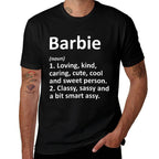 BARBIE Definition Personalized Name Funny Birthday Gift Idea  Breathable T-Shirt