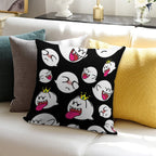 King Boo Swarm Soft Skin-Friendly Throw Pillow