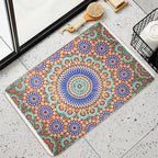Zellige Moroccan Mosaic Tilework, Traditional Moroccan Art  Easy Maintenance Bath Mat