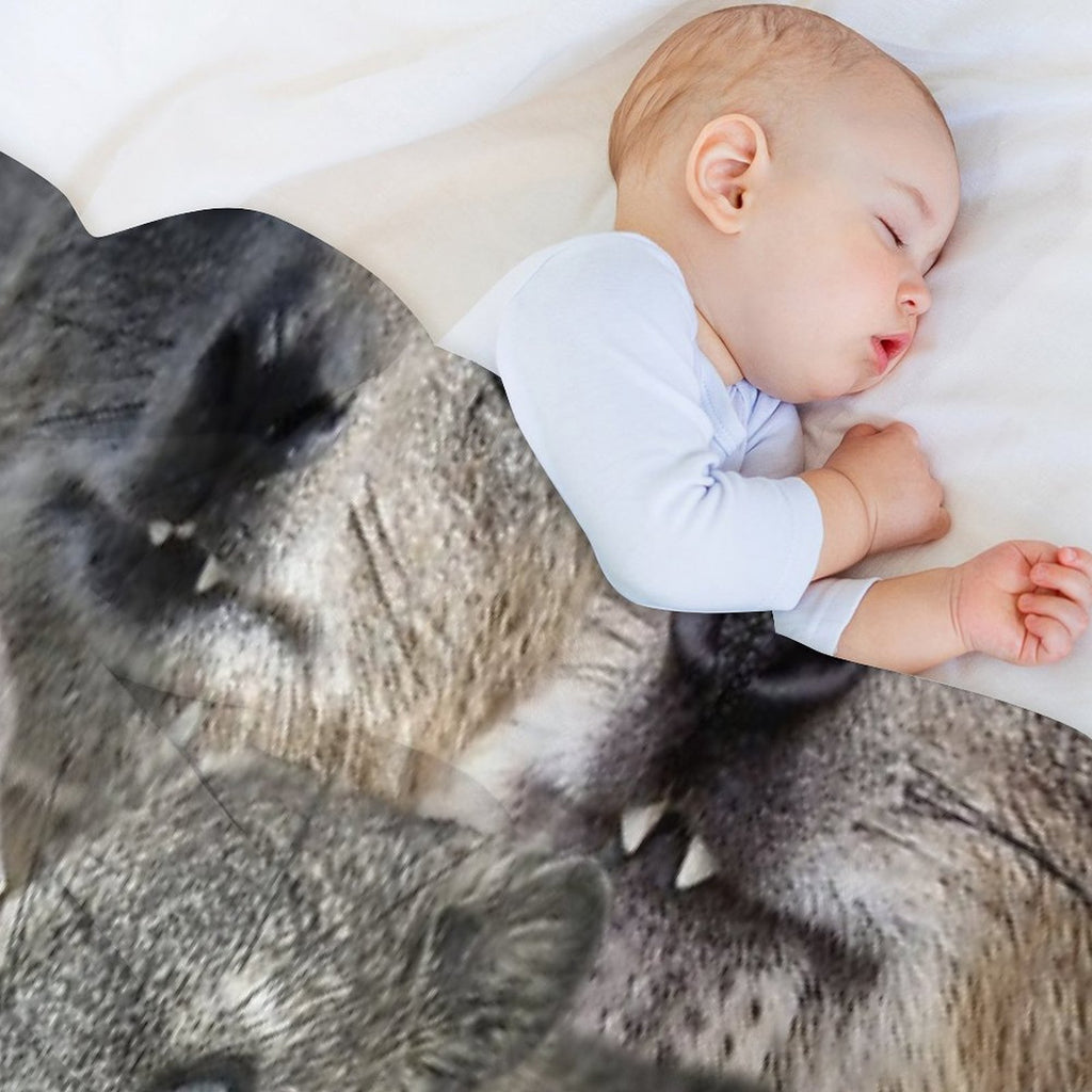 A LOT of Rock Hyrax Here Shrink-resistant Throw Blanket