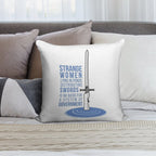Strange Women Lying in Ponds Distributing Swords - Monty Python Soft Hidden Zipper Throw Pillow