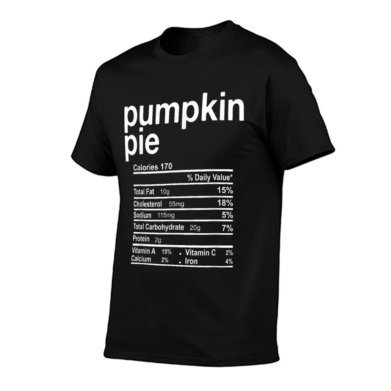 Pumpkin Pie Nutrition Facts Funny Thanksgiving Christmas  Soft T-Shirt