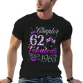 Womens Chapter 62 Fabulous Since 1963 62 Years Old Women Lady  Slim-fit Cut T-Shirt