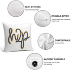 H2p Soft Hidden Zipper Throw Pillow