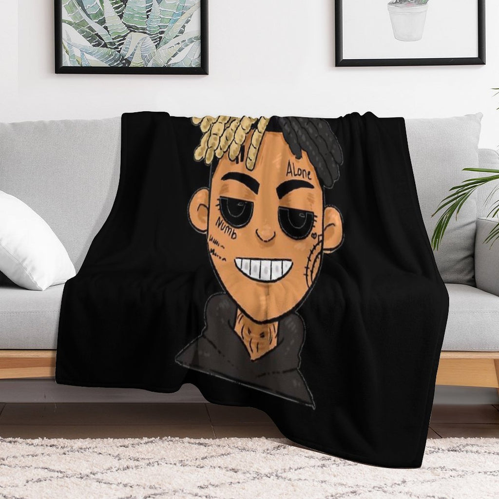 Xxxtentation Lengends Emo Rap Draw Cartoon Shrink-resistant Throw Blanket