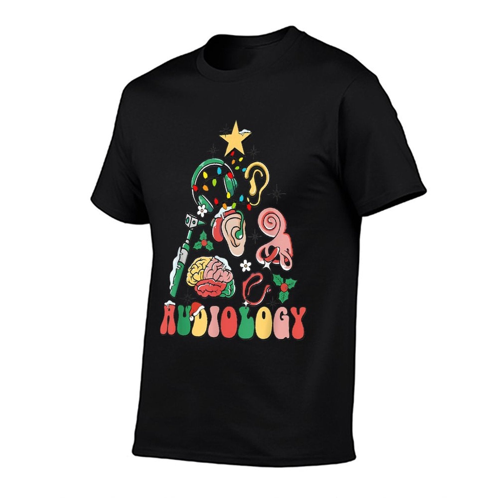 Christmas Audiology Tree Audiology Student Graduation  Durable T-Shirt