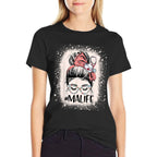 Medical Assistant Messy Bun MA Life Funny Nursing Assistant  Soft T-Shirt