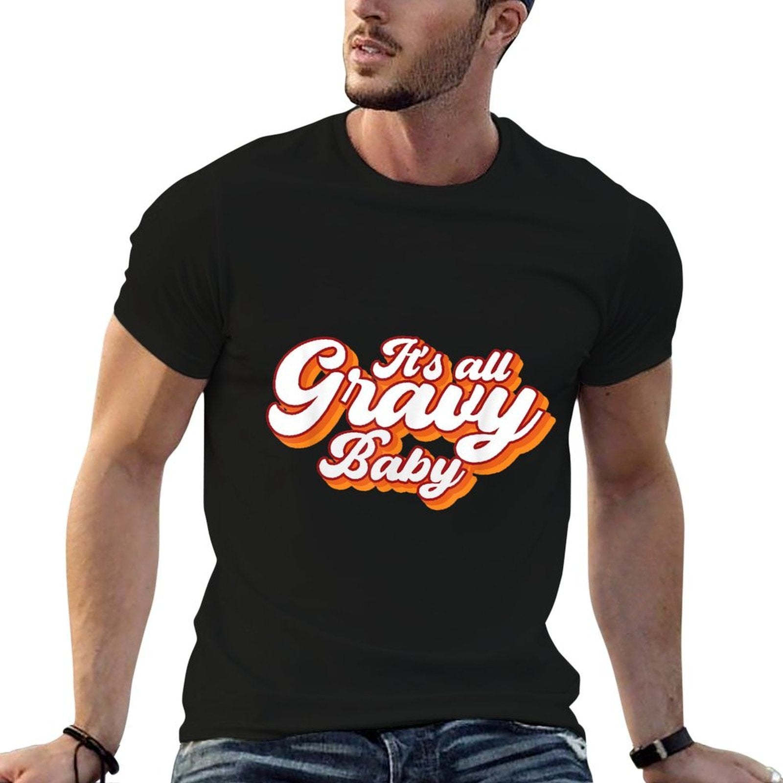 Its All Gravy Baby Vintage Retro Design, Thanksgiving 2024  Odor-resistant T-Shirt