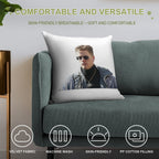 Joe Burrow Sunglasses Soft Home Decor Throw Pillow