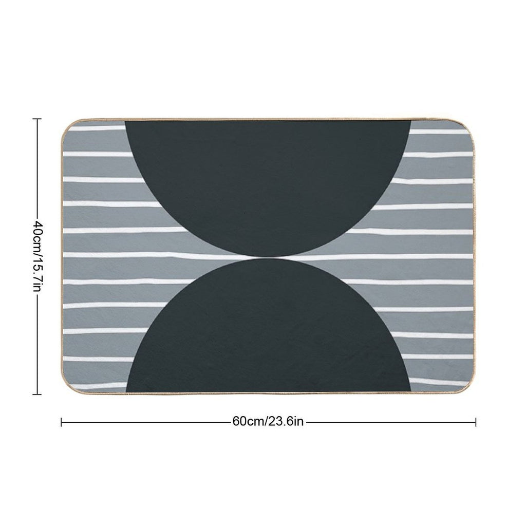 Scandi Minimalist  Easy To Clean Bath Mat