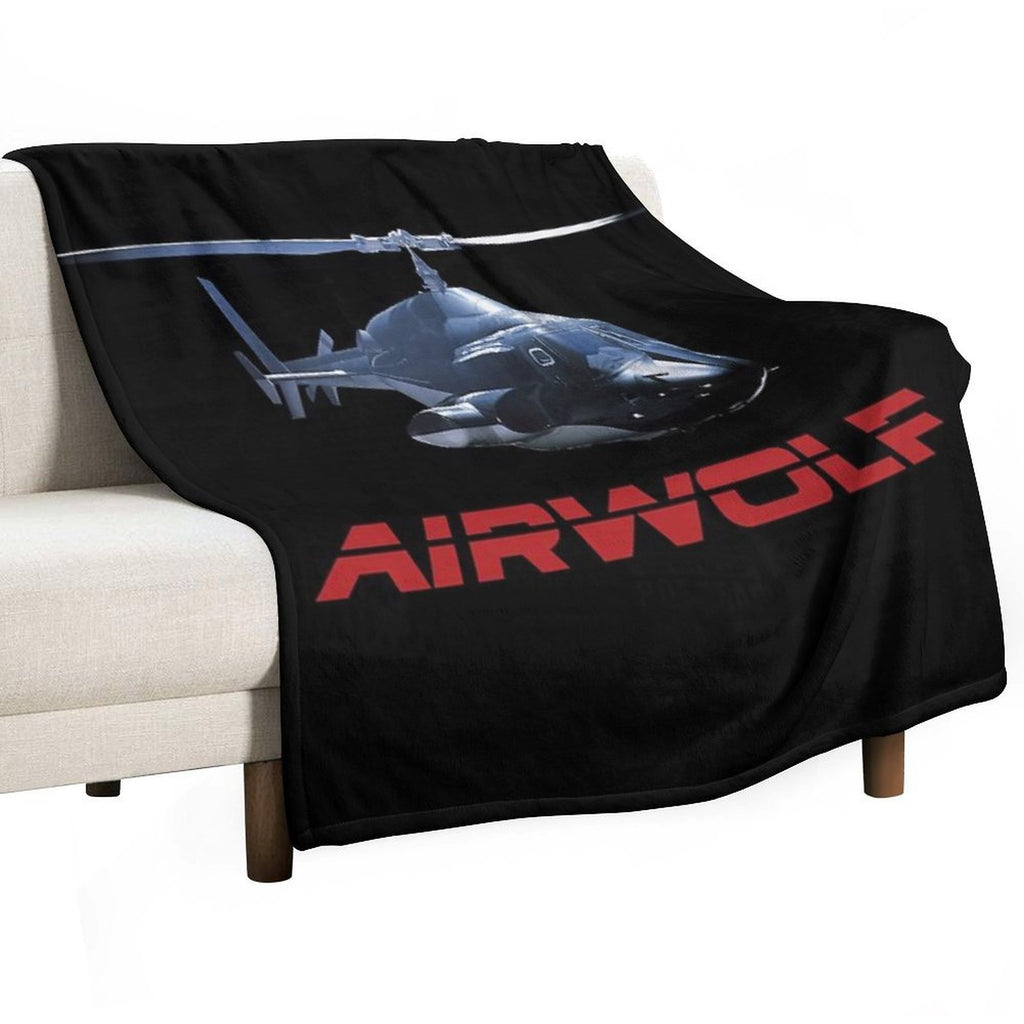 Airwolf Plush Throw Blanket