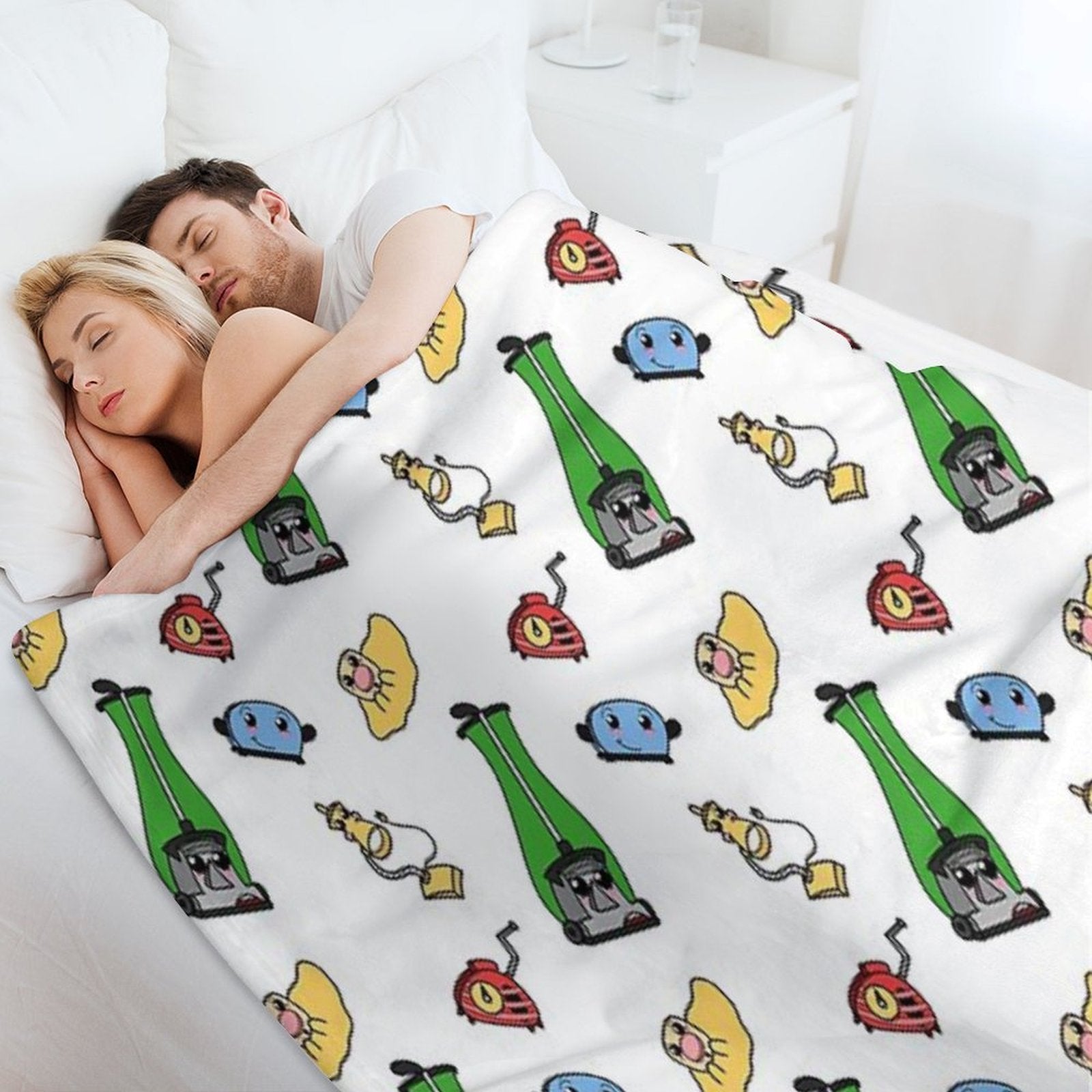 The Gang's All Here. Machine-washable Throw Blanket