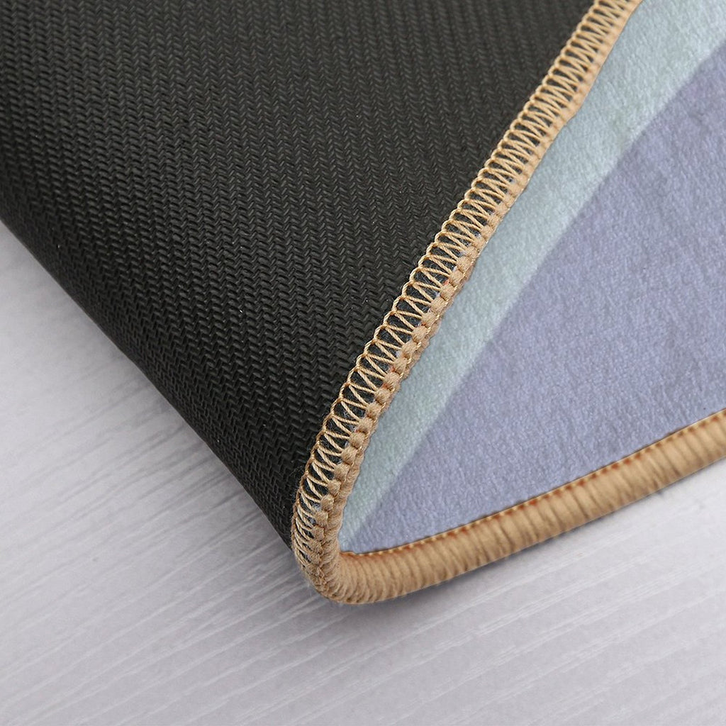 Modern Minimalist Aesthetic Landscape - Pastel  Eco-Friendly Bath Mat