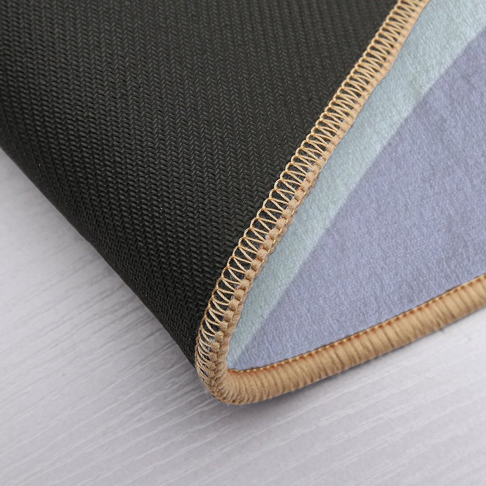 Modern Minimalist Aesthetic Landscape - Pastel  Eco-Friendly Bath Mat