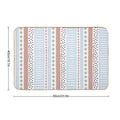 Pastel Stripe Pattern  Eco-Friendly Bath Mat