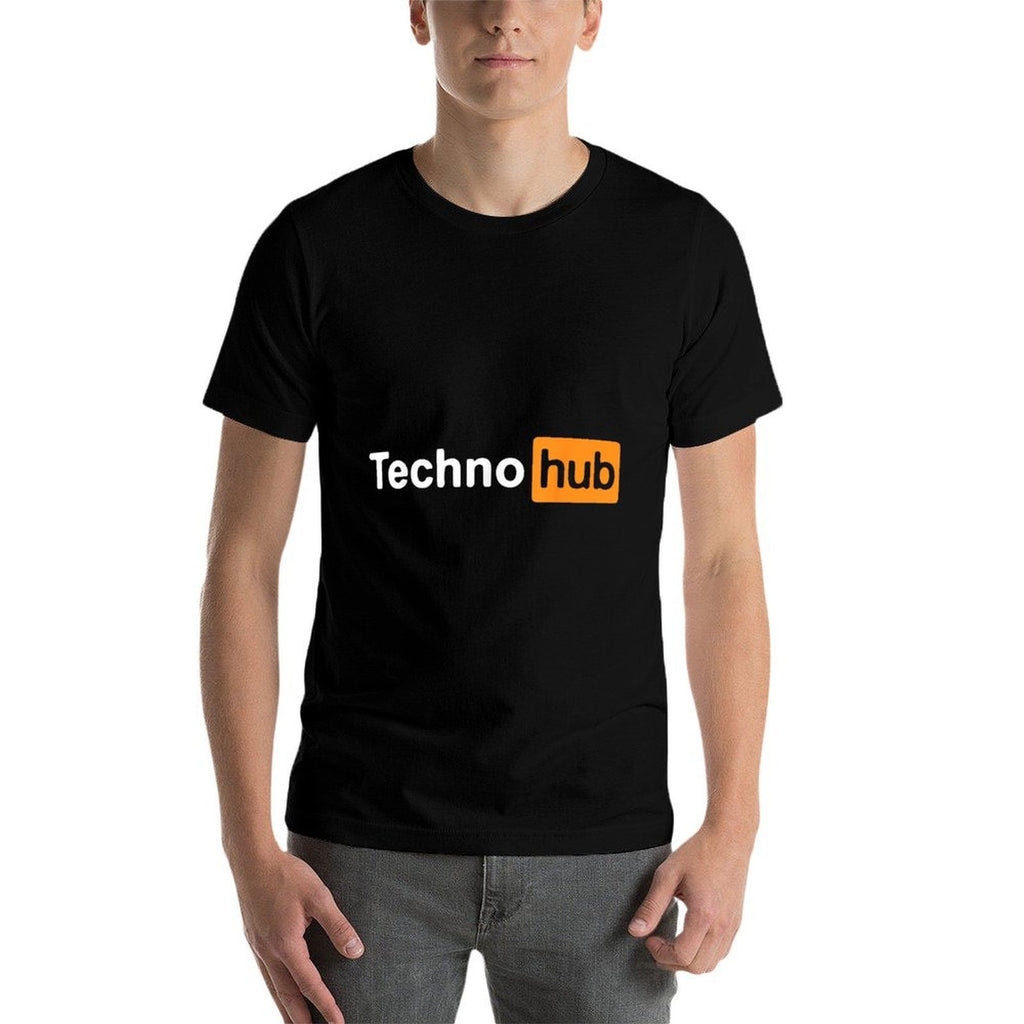Techno Music Minimal Hard Clubbing Funny Festival Hub DJ  Odor-resistant T-Shirt