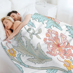 Rococo Botanical Wrinkle-free Throw Blanket