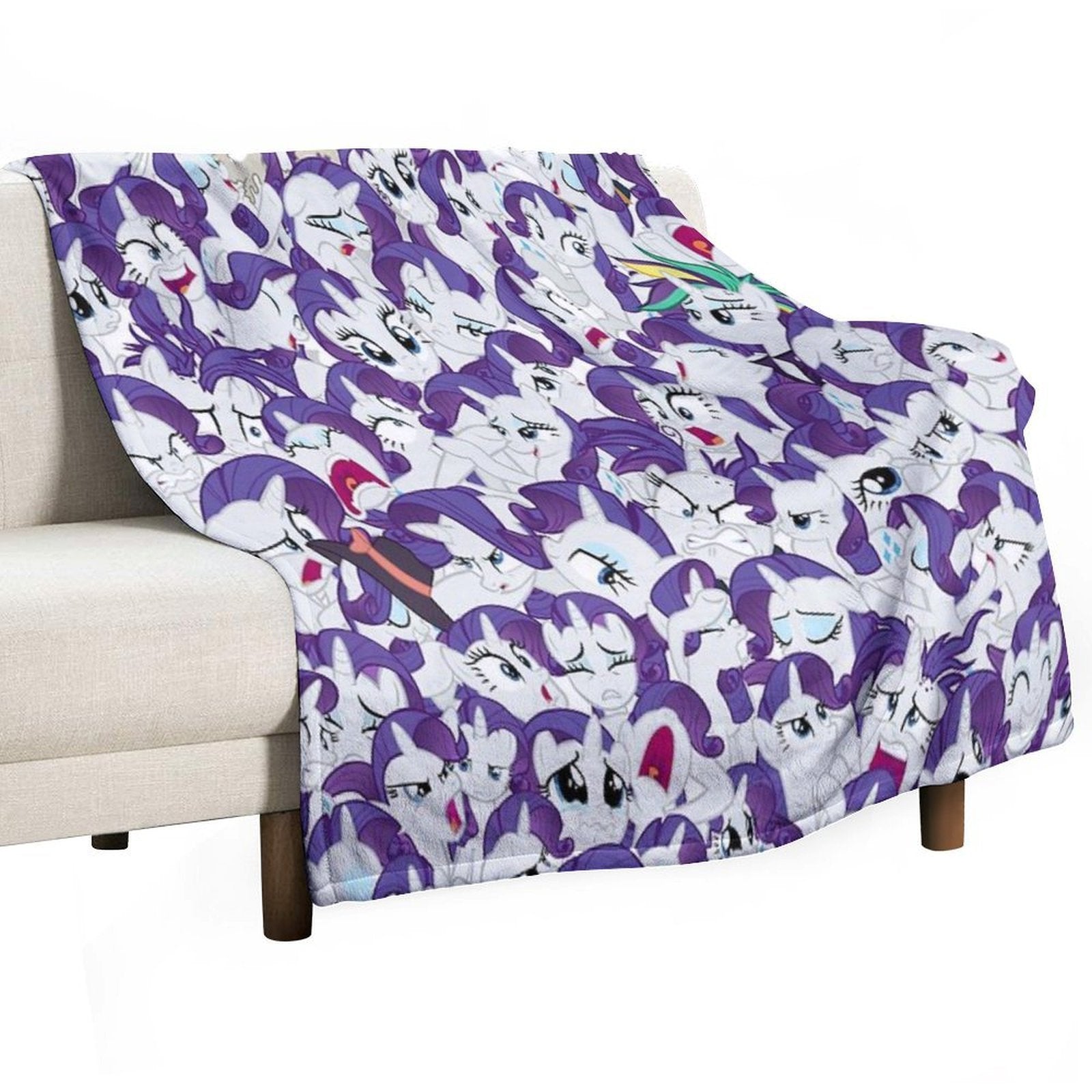 Rarity Mess Versatility Throw Blanket