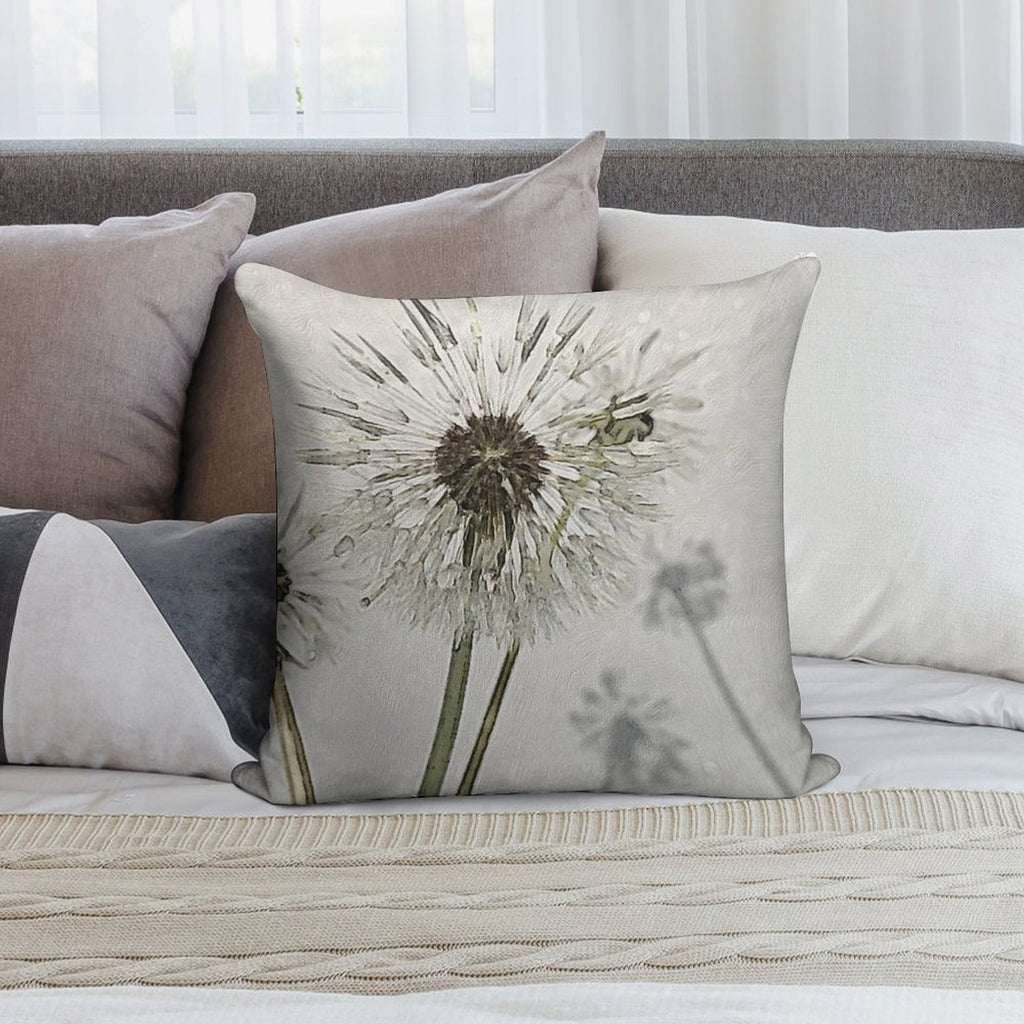 Pusteblume Soft Reinforced Edging Throw Pillow