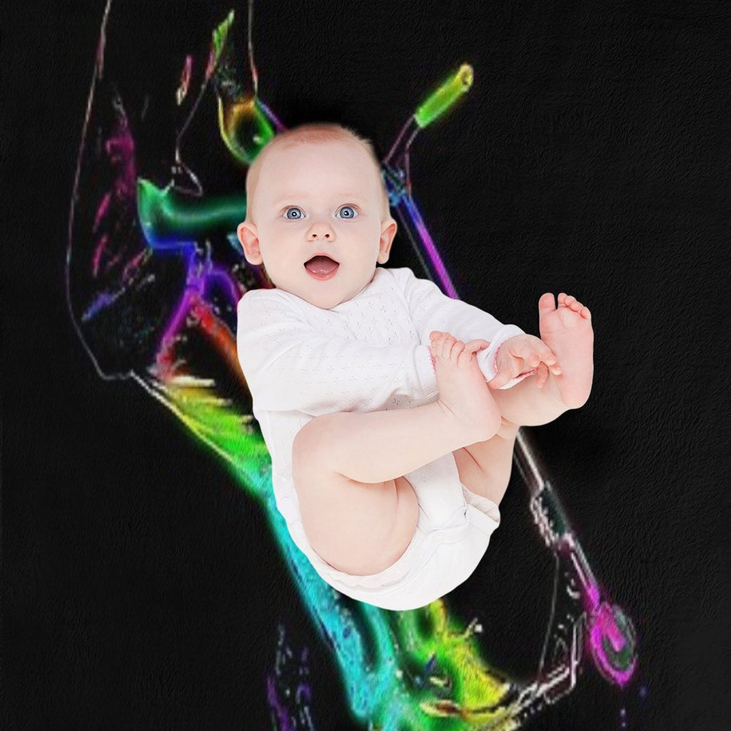 Puddle Jumping - Scooter Boy Shrink-resistant Throw Blanket