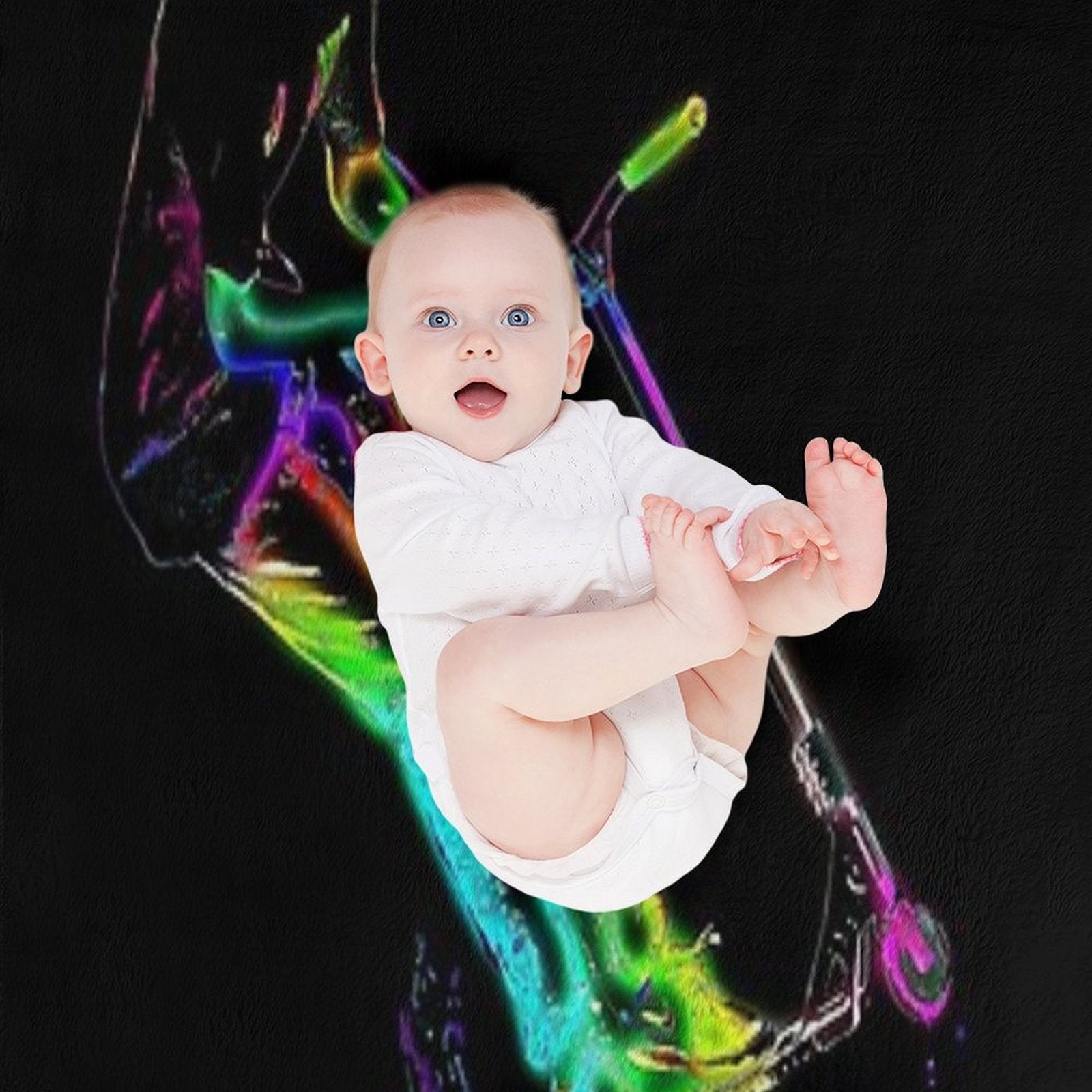 Puddle Jumping - Scooter Boy Shrink-resistant Throw Blanket