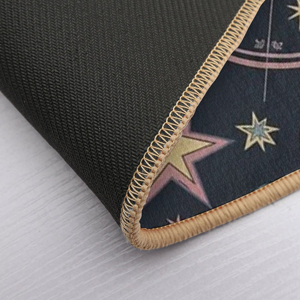 Celestial Dreamscape Pattern  Pet-Safe Bath Mat