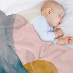 One Wave At A Time - Abstract Art - Inspirational Quote with Ocean, Sea Inspired - Morgan Harper Nichols Premium Throw Blanket