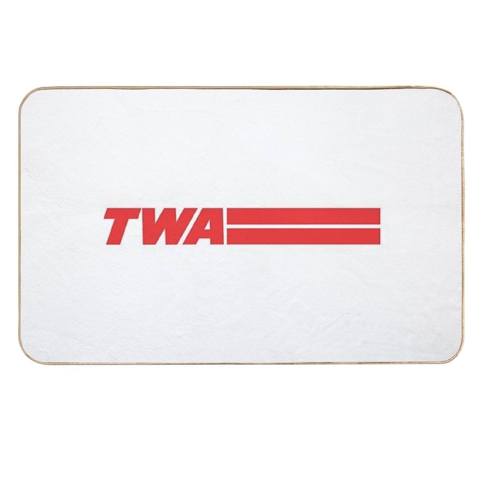 TWA Airlines - Vintage Logo  Absorbent Bath Mat