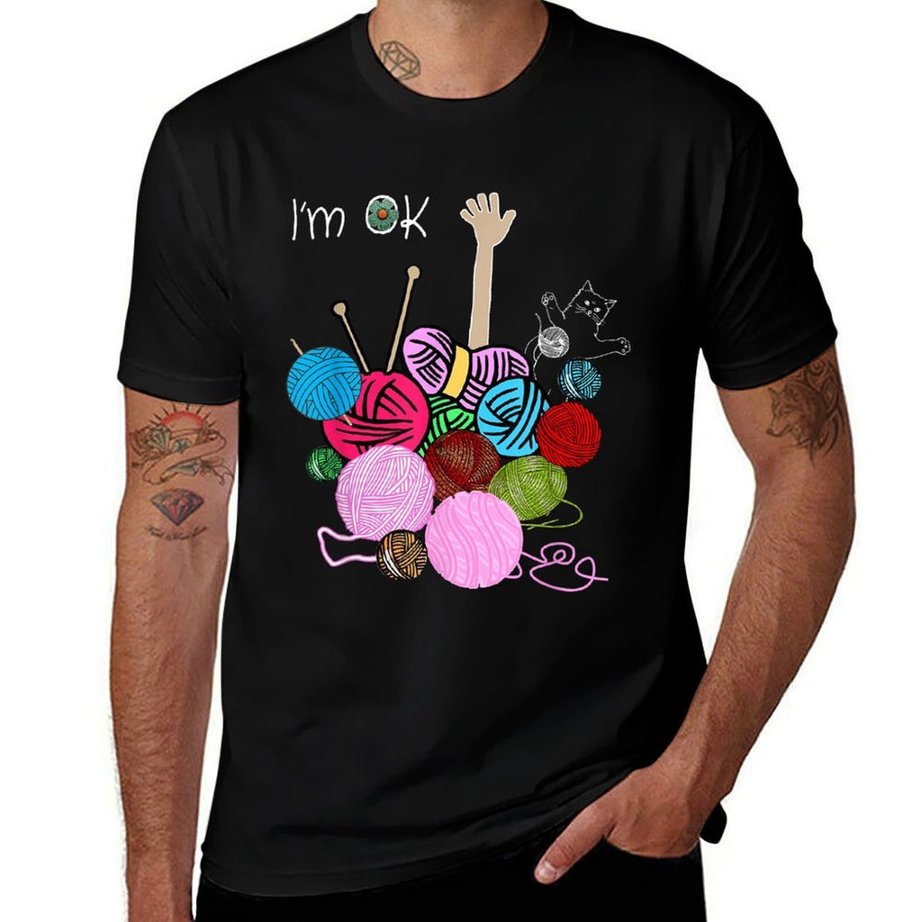 Im Ok Crochet And Knitting Funny Crocheting  Lightweight T-Shirt
