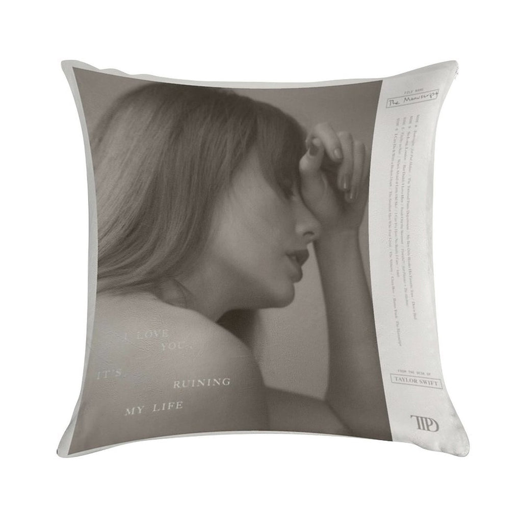 The Tortured Poets Department Soft Shrink-Resistant Throw Pillow