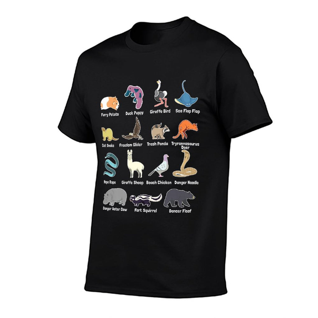 Animals Of The World - Rare Exotic Animals Funny Memes Gift Premium  Trendy Pattern T-Shirt