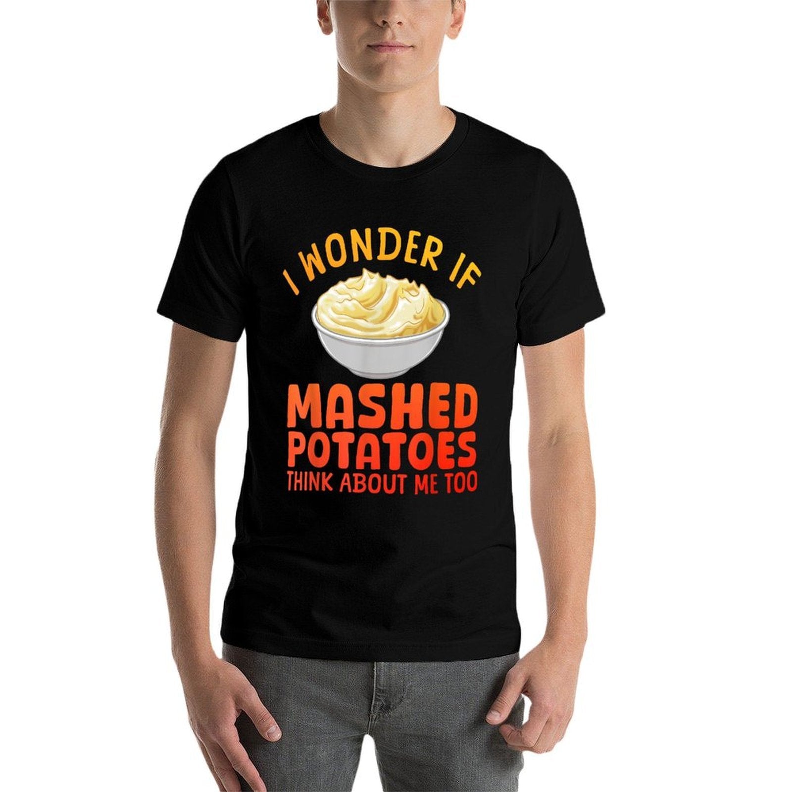 Mashed Potato Art For Men Women Thanksgiving Mashed Potato  Odor-resistant T-Shirt