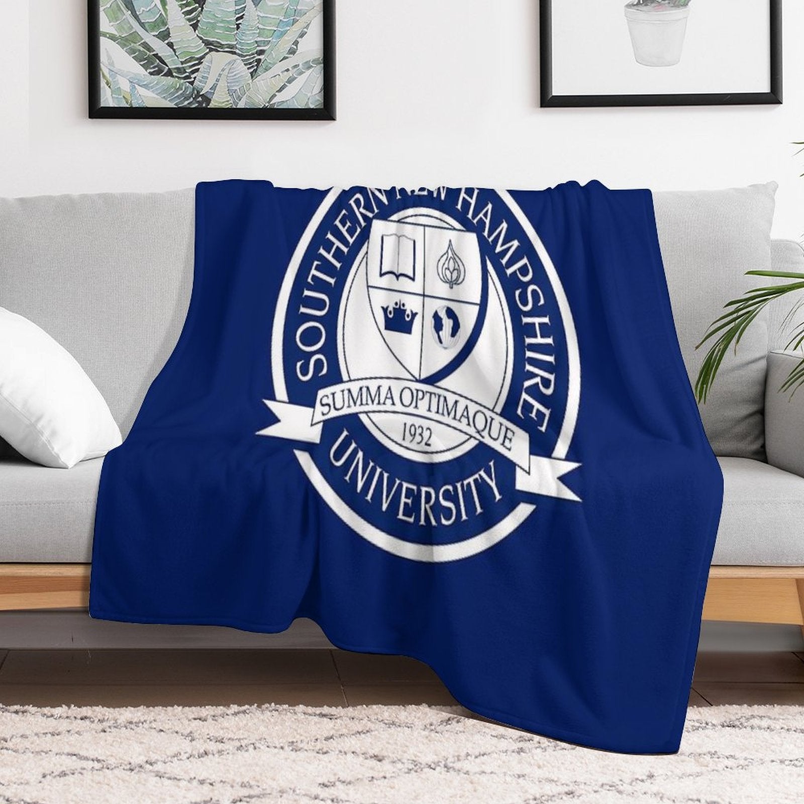 Southern New Hampshire Easy Care Throw Blanket