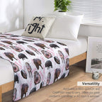 MOO DENG IS SO CUTIE Easy Care Throw Blanket