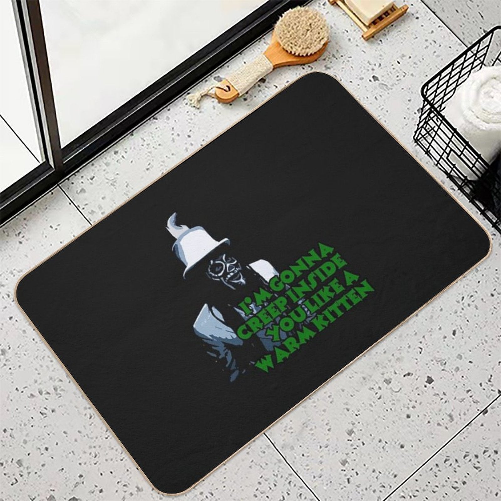 The Spirit of Jazz Warns...Mighty Boosh  Anti-Trip Bath Mat