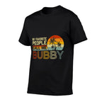 My Favorite People Call Me Bubby Vintage Retro Funny Bubby  Vintage-inspired T-Shirt