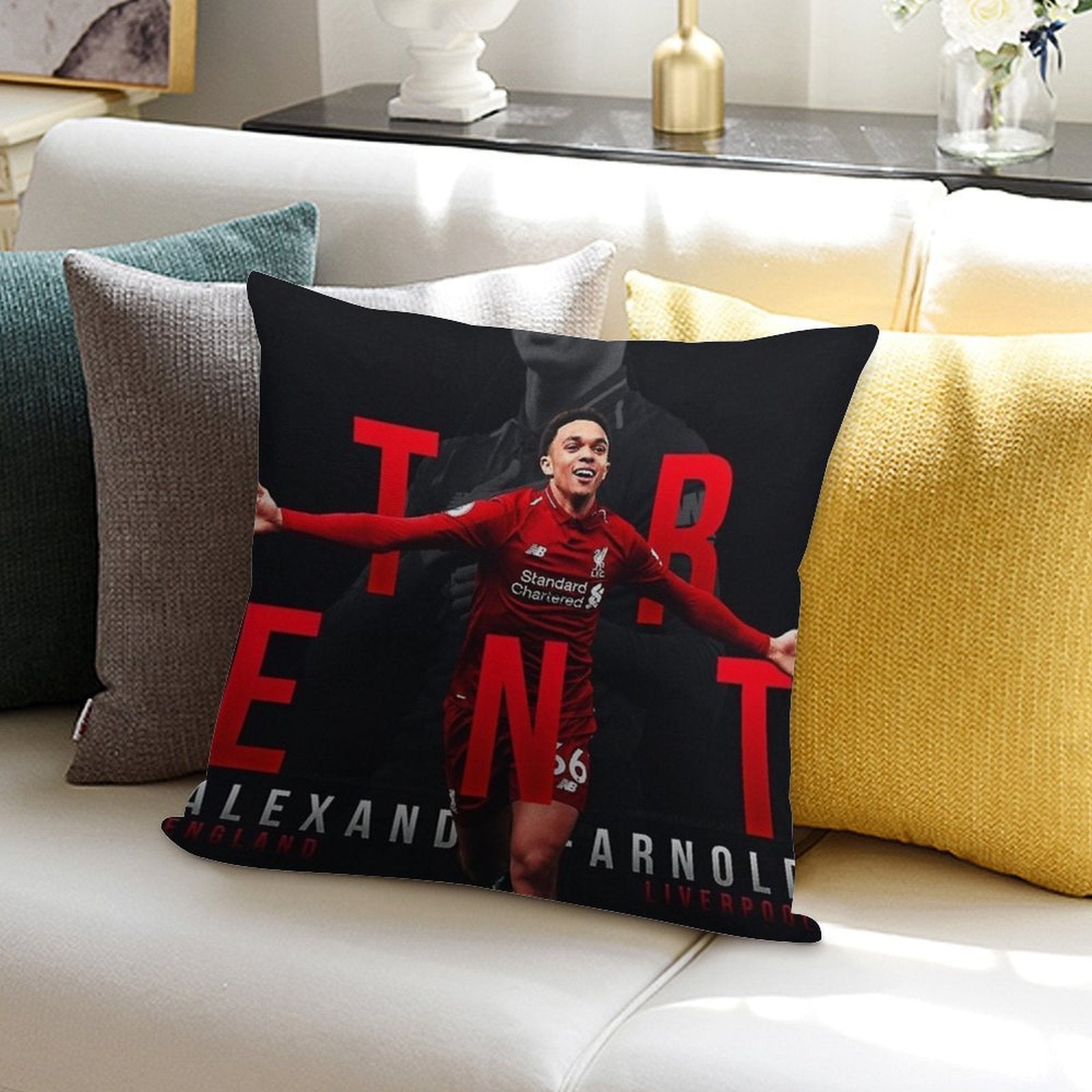 Trent Alexander-Arnold Soft Reinforced Edging Throw Pillow