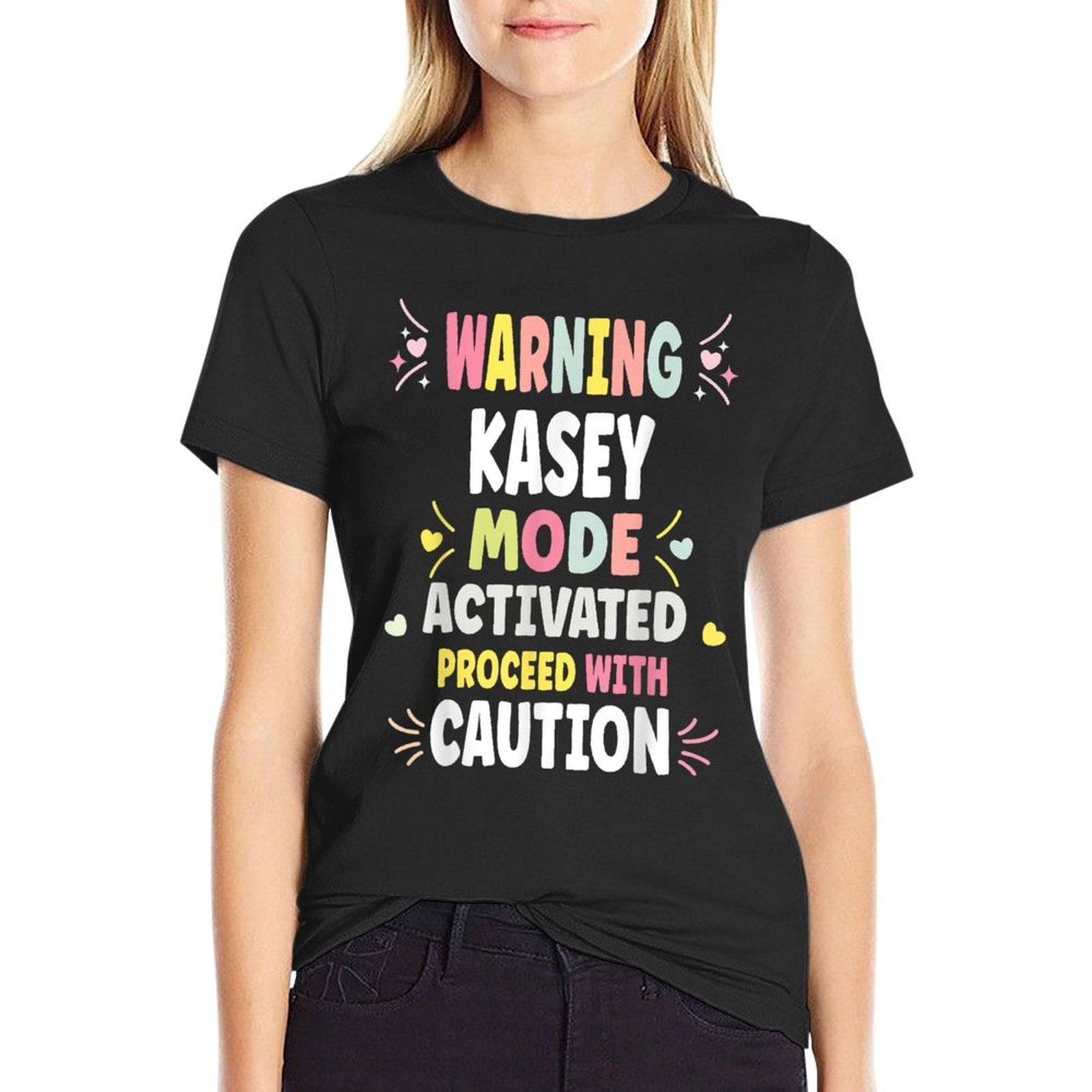 KASEY Personalized Womens Gift Custom KASEY  High-quality Stitching T-Shirt