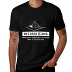 Writers Block Author Novelist Editor Wordsmith Writing Book  Affordable Price T-Shirt