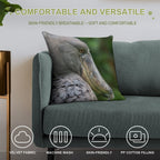 Shoebill Soft Warmth Comfort Throw Pillow