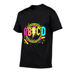 Funny Back To School ABCD Teacher Rocks Abcs Teachers Rock  Tagless Design T-Shirt